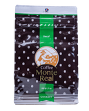 MONTE REAL - DECAF ARABICA GOURMET COFFEE, FLAVORED GROUND COFFEE, FRESH ROASTED COFFEE GROUNDS, MEDIUM DARK ROAST, CACAO FLAVOR, 200 GRAMS